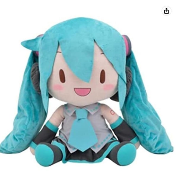 Miku figur 32 cm Japan Anime Hatsune Miku Plys marionet aby Kawaii Doll Toys Pige Fødselsdagsfest Julepynt - Perfet 32CM B