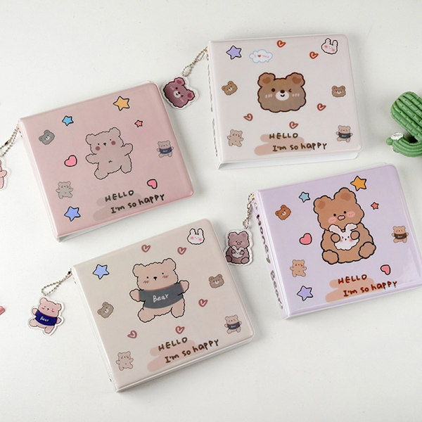20 kapasiteetin kova CD- case organizer Cartoon Bear - Perfet 4