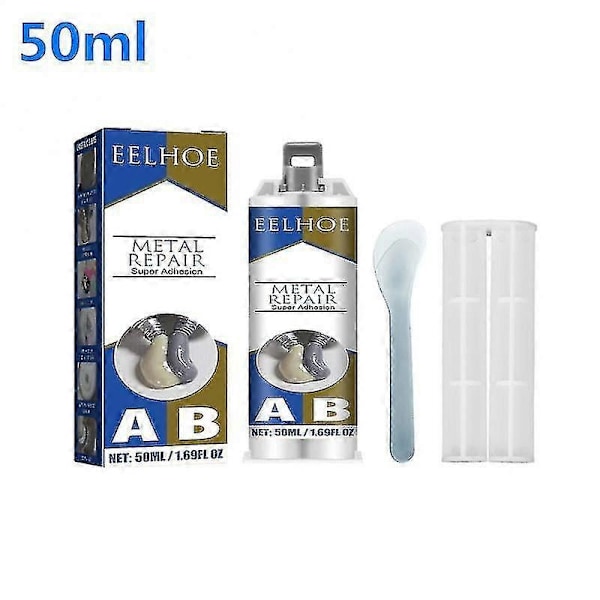 50/100g Taikametallin Korjausliima Teollinen AB-valuliima Lämmönkestävä Tiiviste - Täydellinen 50ml