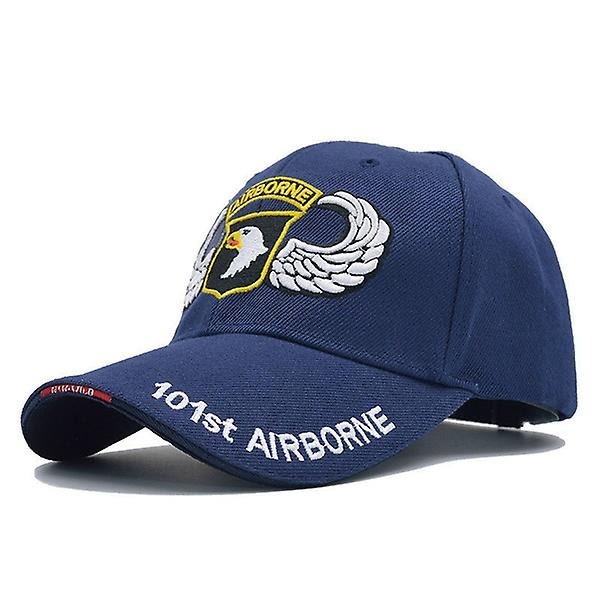 Airborne Division Baseball Cap Herre Cap Sport Tactical Hat Sun Hat - Perfet blue