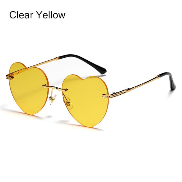 Sydän aurinkolasit Naisten aurinkolasit CLEAR YELLOW- Perfet Clear Yellow