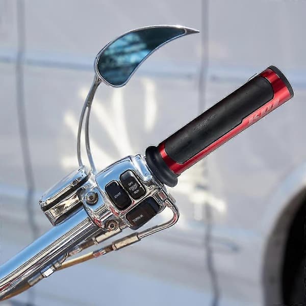 Motorcykelstyrgreb Aluminium Håndgreb Skridsikre Styr Håndgreb - Perfekt Blue