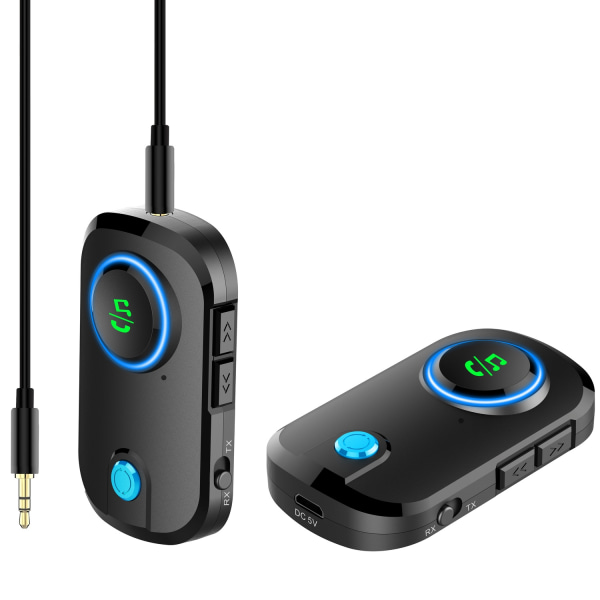 Trådløs Bluetooth-sender/mottaker håndfri AUX - Perfet
