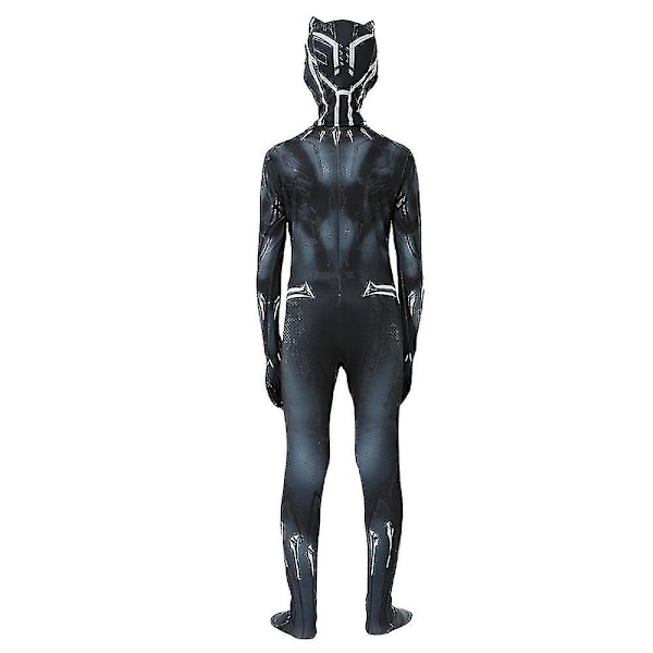 Barn Pojkar Black Panther Cosplay Kostym 140 170