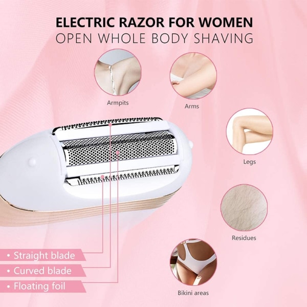 Elektrisk rakhyvel för kvinnor Bikinitrimmare Elektrisk rakapparat - Perfet