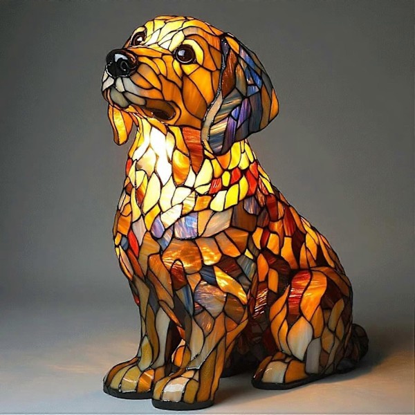 Hundeserie Kunst Nattlys - Perfekt I