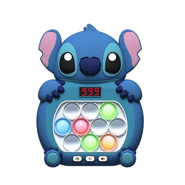 Stitch Mickey Quick Push Spillmaskin Oppgradert Versjon Fingertupp Trykk Konkurranse Klem Stressavlastning Barn Leke - Perfekt C With box