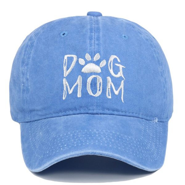 Använd tvättad cap med broderade bokstäver - Perfet Blue2