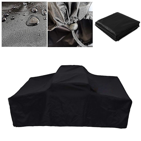 Ny 1.4m Reseskydd Taktält Camping Trailer Vattentät 4x4 Rack Gratis Svart-Perfet