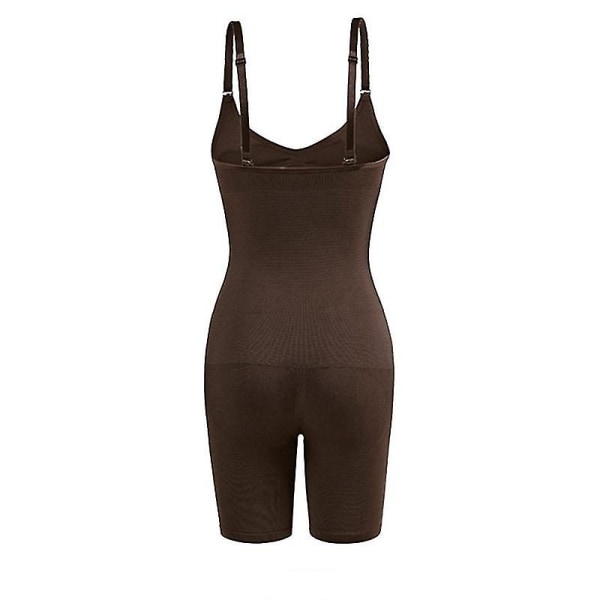 Kvinders sømløse Shapewear Mavekontrol Body Shaper Komfortabel til kvinder under kjole - perfekt COFFEE L XL