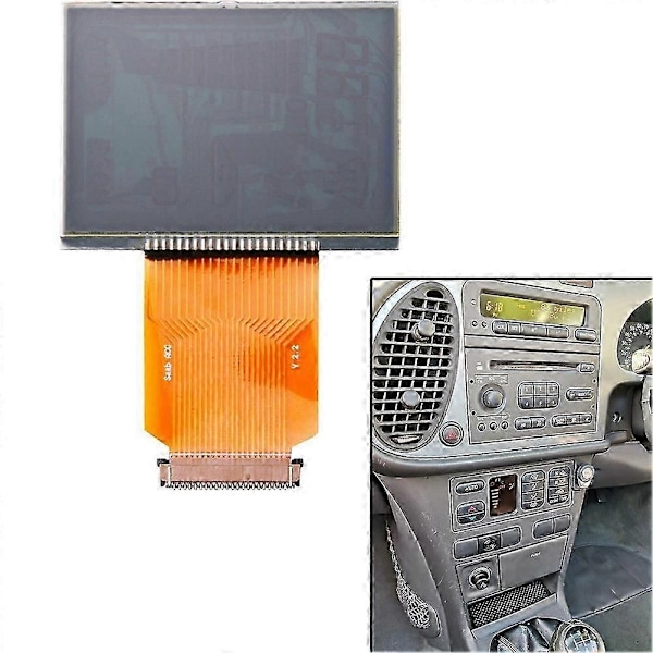 Luftkonditioneringsskärm Kompatibel med SAAB 93 9-3 1999-2003 LCD-Display Klimatkontrollpanel 50-47-600 50-46-214 53-36-433 LCD-Display-Perfekt