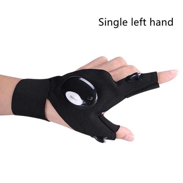 Utendørs fiskehansker LED lommelykt hansker for reparasjon - Perfet Left and right hands