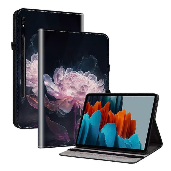 Krystaltekstur Malet Læder Tablet Case-Perfet For Samsung Galaxy Tab S7 / S8