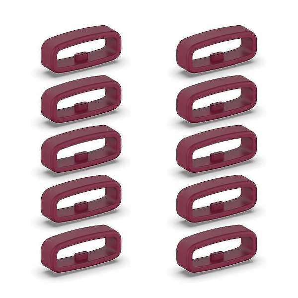 Armbandsfäste Silikon Fäst Ringhållare 18mm/20mm/22mm Bältesöglor-Perfekt Red 22MM
