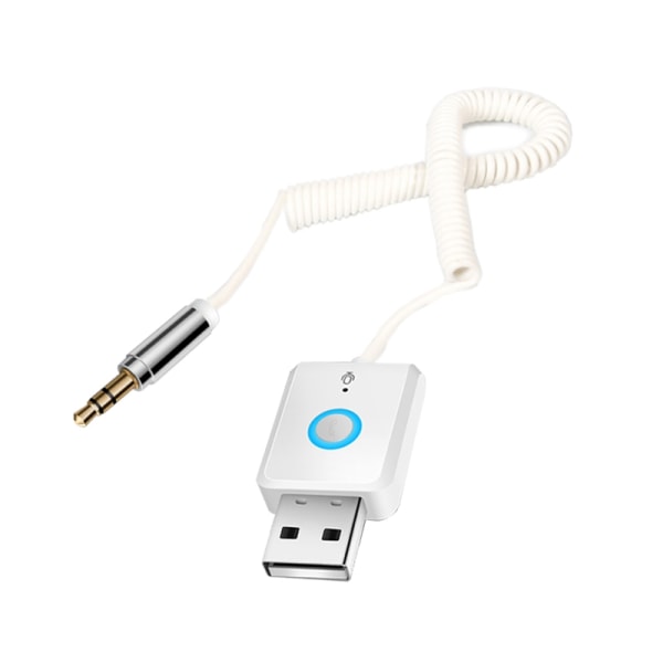 Bluetooth Aux Adapter Dongle USB til 3,5 mm stikkontakt Bil o Aux - Perfet