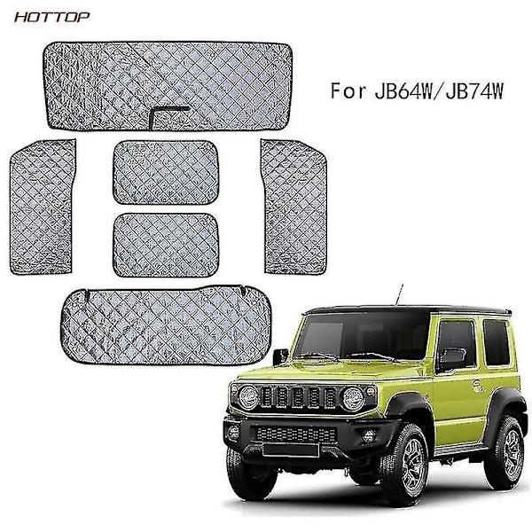 Exklusiv solskydd för Jimny Jb64w Jb74w - 6 delar
