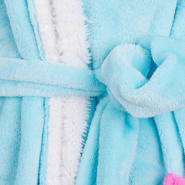 Tecknad Nattlinne Flanell Giraff Badrock Tiger Pyjamas Känguru Hemmakläder-Perfet Zebra robe M
