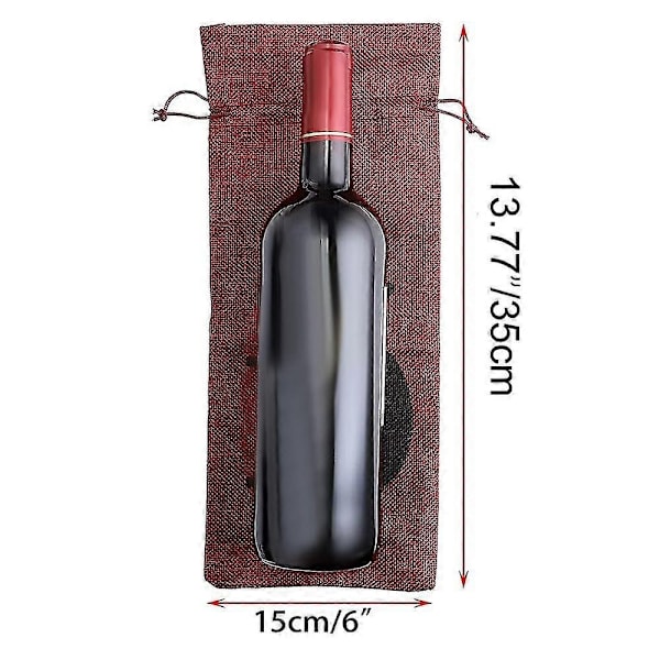 1 till 10 säckväv vinpåsar blind vinprovning, vinpåsar bröllop bordsnummer, vinprovningspåsar, fest-perfekt blue