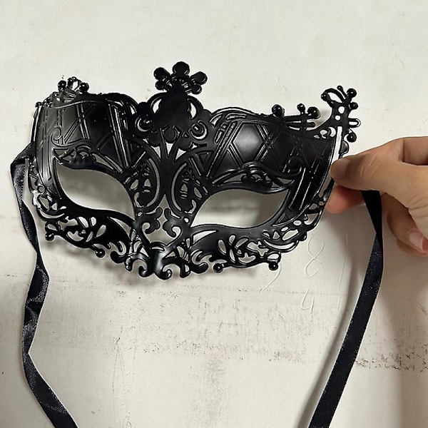 1 st Maskeradmask Halloween Kostym Mask Fest Kvinnor Män Maskerad-Perfekt N2