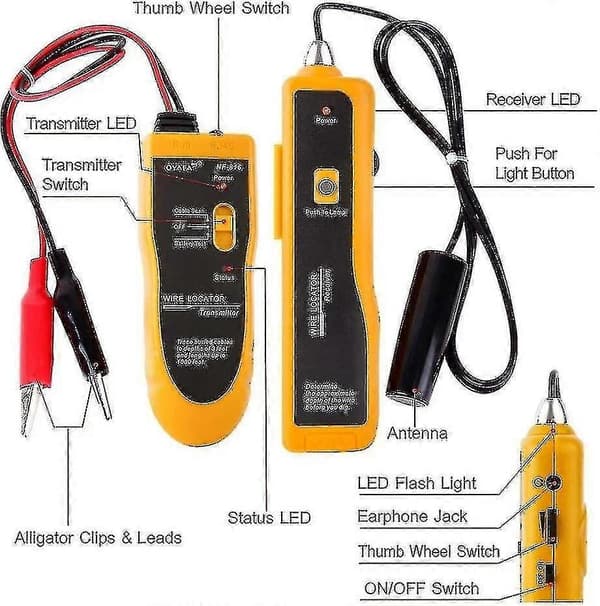 Nf-816 Kabelsøker for underjordiske kabler med øretelefoner - Perfekt
