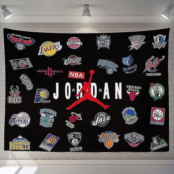 Nba Basketball Hängande Canvas Jordan James Star Tapet Vägg sovsal Dekoration