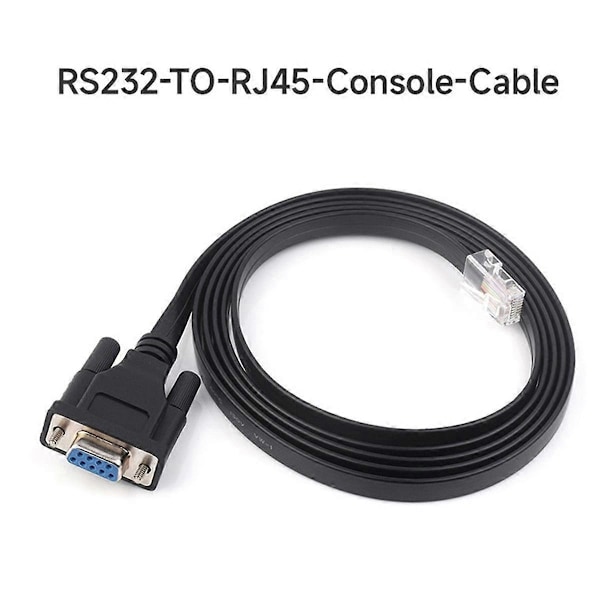RS232 till RJ45 Konsol Felsökningskabel RS232 DB9 Hona till RJ45 Multifunktionell Bekväm Felsökning-Perfekt