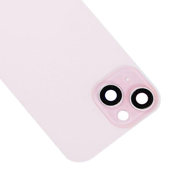 Glas Batteri Baksida Kompatibel med iPhone 15-Perfet Pink