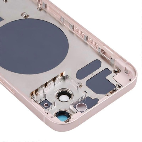 til iPhone 13 6.1 tommer Bag Batteri Hus Cover+Midterplade Ramme+Sideknapper Udskiftning - Perfekt Style B