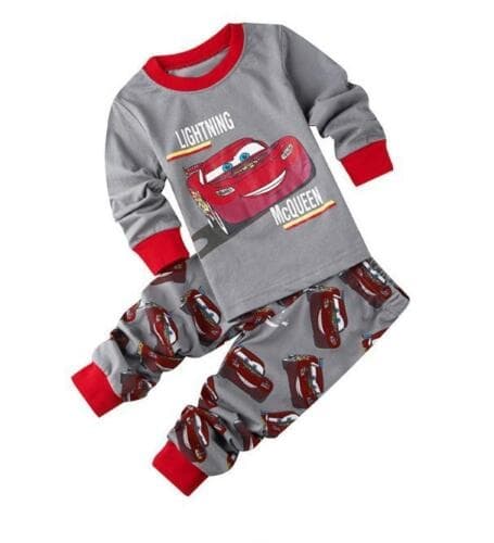 Pojkar Tecknad McQueen Pyjamas Kläder som Nattkläder - Perfekt 110