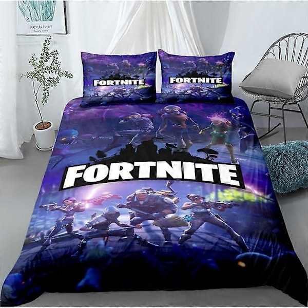 Dynetrekk animasjonsserie 3D digitalt trykk basketballserie nedbørsteppe tredelt sett - perfekt ZX19 King 240x220cm