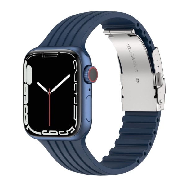 Sport Watch Band For Apple Watch 7 SE 6 5 4 3 2 SVART - Perfet black 38/40/41MM-38/40/41MM