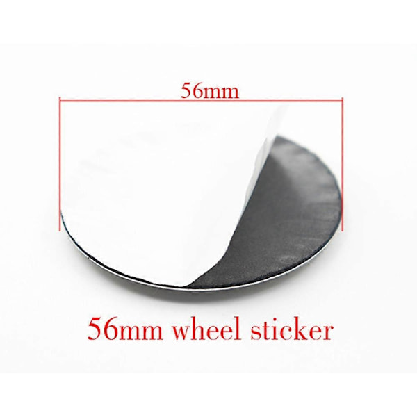 4 stk. 56mm 60mm Aluminium GENESIS Logo Bilhjul Center Hub Sticker Fælg Refit Badge Dæksler Kreativ Dekoration Emblem Tilbehør | Bilstickers | -Perfet Black GENESIS 56mm wheel sticker