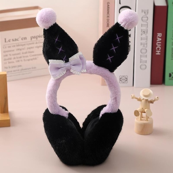 Sanrio Winter New Cartoon Kuromi Øreklokke Komfortabel Varm Utendørs Vindtette Multi Kuromi Ears Kawaii Fashion Øreklokker - Perfet D