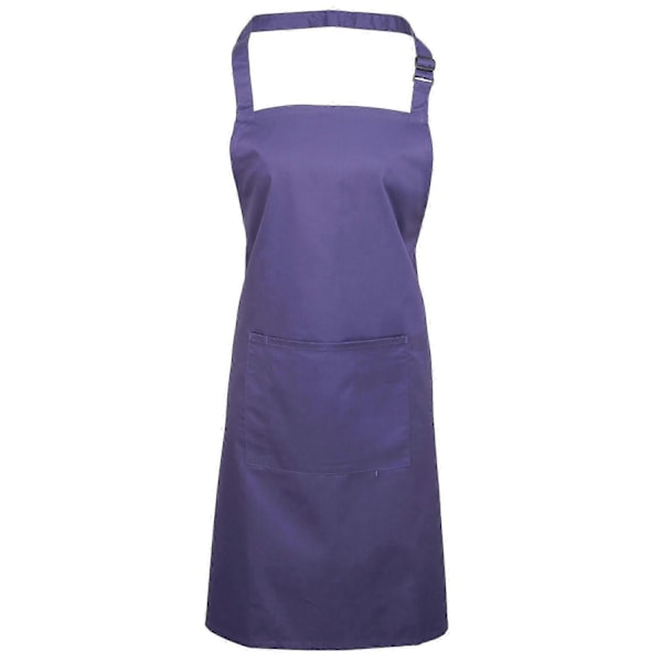Premier Kvinners Fargerik Bib Forkle med Lommer/Overalls - Perfekt Purple