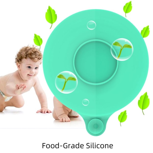 2-delt silikon badeplugg Resirkulerbar grønn - Perfet