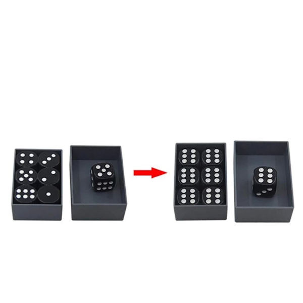 st/kartong Predict Miracle Dice Magic Toy Dice- Perfet Black