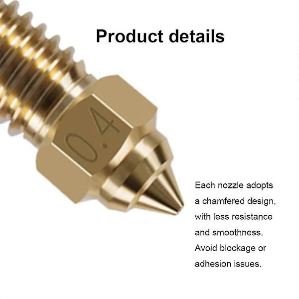 Passer for Neptune 4 Max/Plus ekstruderdyse skriverhode dyse varm ende ekstrudering perfekt dyse
