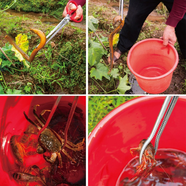 Pincers Loach Ål Krabbefelle Fiskefeller Karbonklemme Tang Clamp - Perfet A