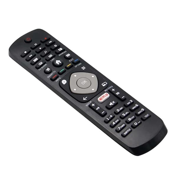 Fjernkontroll Philips Smart TV med Netflix - Universal svart - Perfekt black