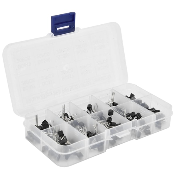 10 Værdier BC327-BC558 Transistor Sortimentssæt - 200 stk. - Perfekt