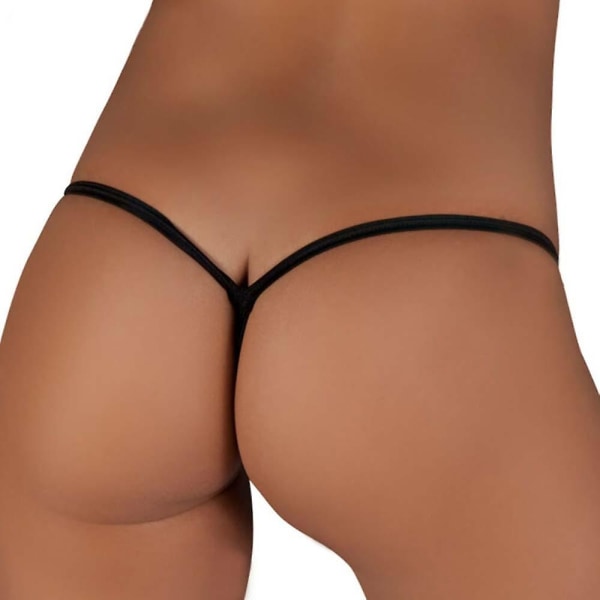 Sexy mini-thongs for kvinner Mikro G-strenger Undertøy Truser - Perfet Black XL