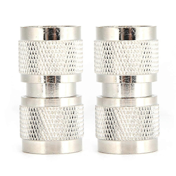 2 stk. 50 ohm messing N Type hann til hann adapter rett kontakt - Perfekt