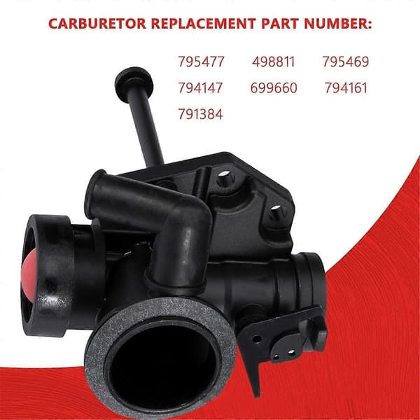Plæneklipper karburator 499809 498809A Kompatibel med Stratton-Perfet