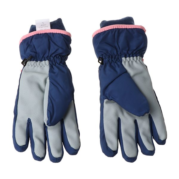 Lasten Rukkaset Vedenpitävät Käsineet Ski Pojille Tyttöjen Snow Thermal Rukkaset - Perfet Sky Blue