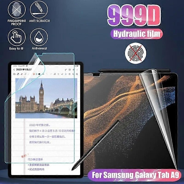 Paperfeel skjermbeskytter for Samsung Galaxy Tab A9/A9 Plus/Tab S6 7 8/Tab S6 7 8 Plus Anti-refleks PET Tablet Paperfeel Film Skjermbeskytter - Perfekt S8 Plus 12.4Inch