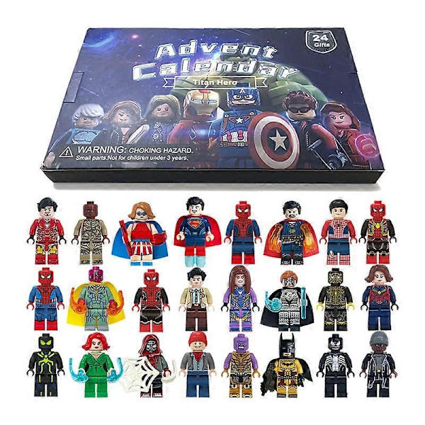 Anime Julekalender 24 stk./sæt Actionfigurer PVC Model Julekalender Nedtælling Legetøjsgave-Perfekt 3