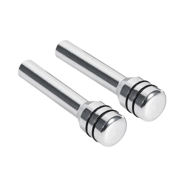 2 st Aluminium Bil Lastbil Inre Dörrlåsknoppar Stift Skydd, Silver-Perfet
