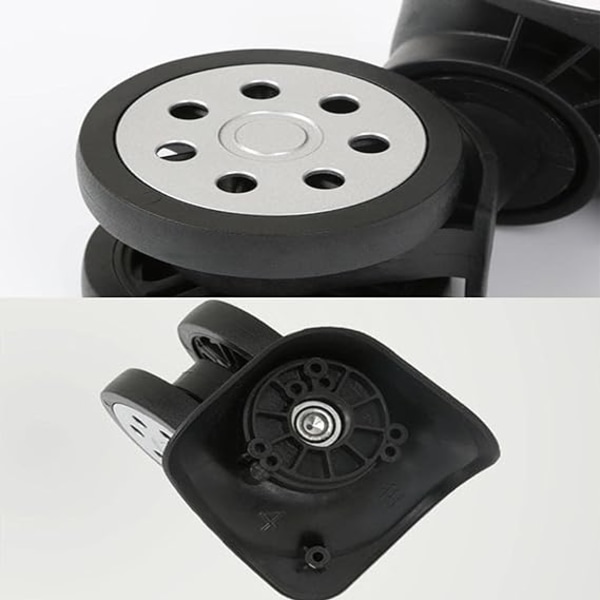 4 stk Kufferthjul, Universal Kuffert Erstatnings Spinners, Drejelige Kuffert Hjul Erstatningstilbehør, Til Word Case - Perfet