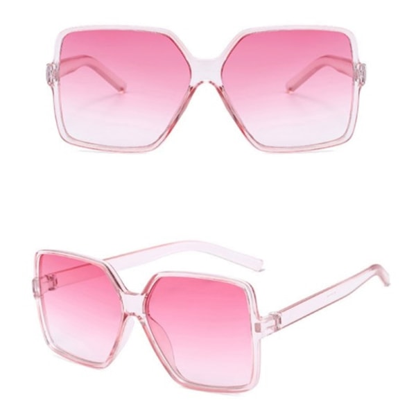 Solbriller Firkantede briller Personalized Cat Eyes Fargerike Sungla - Perfet Pink