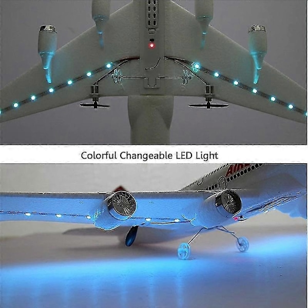 Airbus A380 Rc Fly Boeing 747 Rc Fly Fjernkontroll Fly 2.4g Fastvinget Flymodell Rc Fly leker for Barn Gutter-Perfekt
